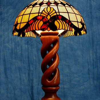 Antik asztali lámpa, állólámpa